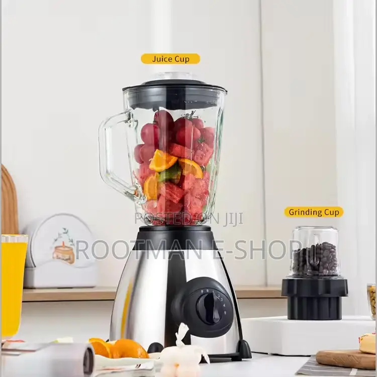 DMS Stainless Steel Stand Mixer Blender Glass Jar Grinder