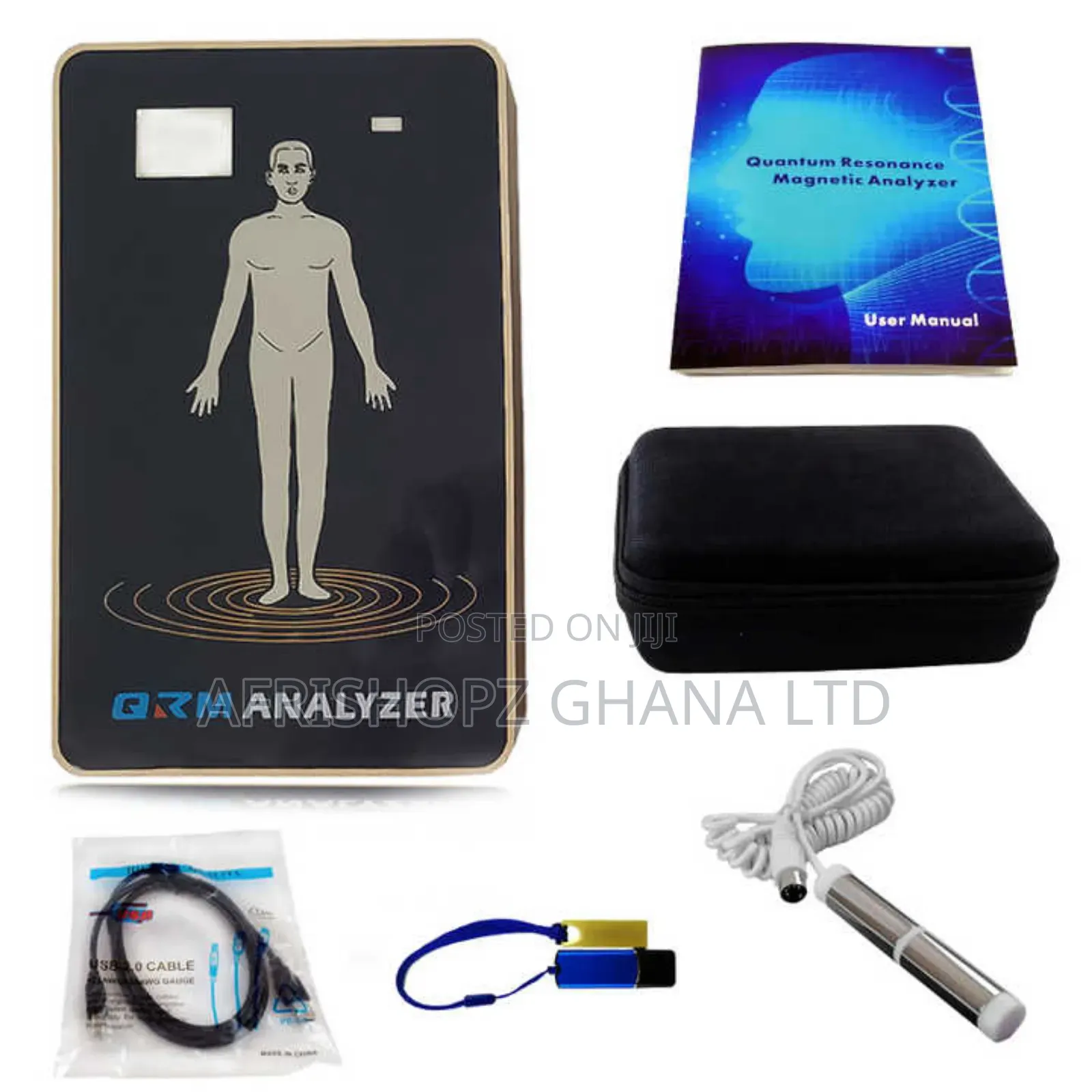 Quantum Resonance Magnetic Analyzer