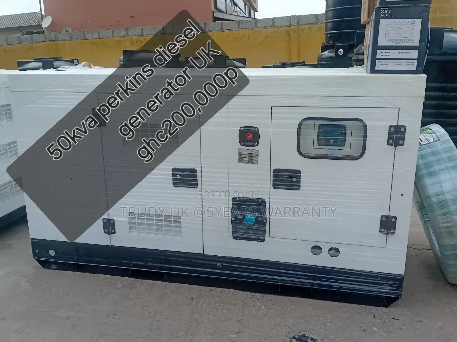 Commercial Plans 50kva Diesel Perkins Generator UK Model Gen
