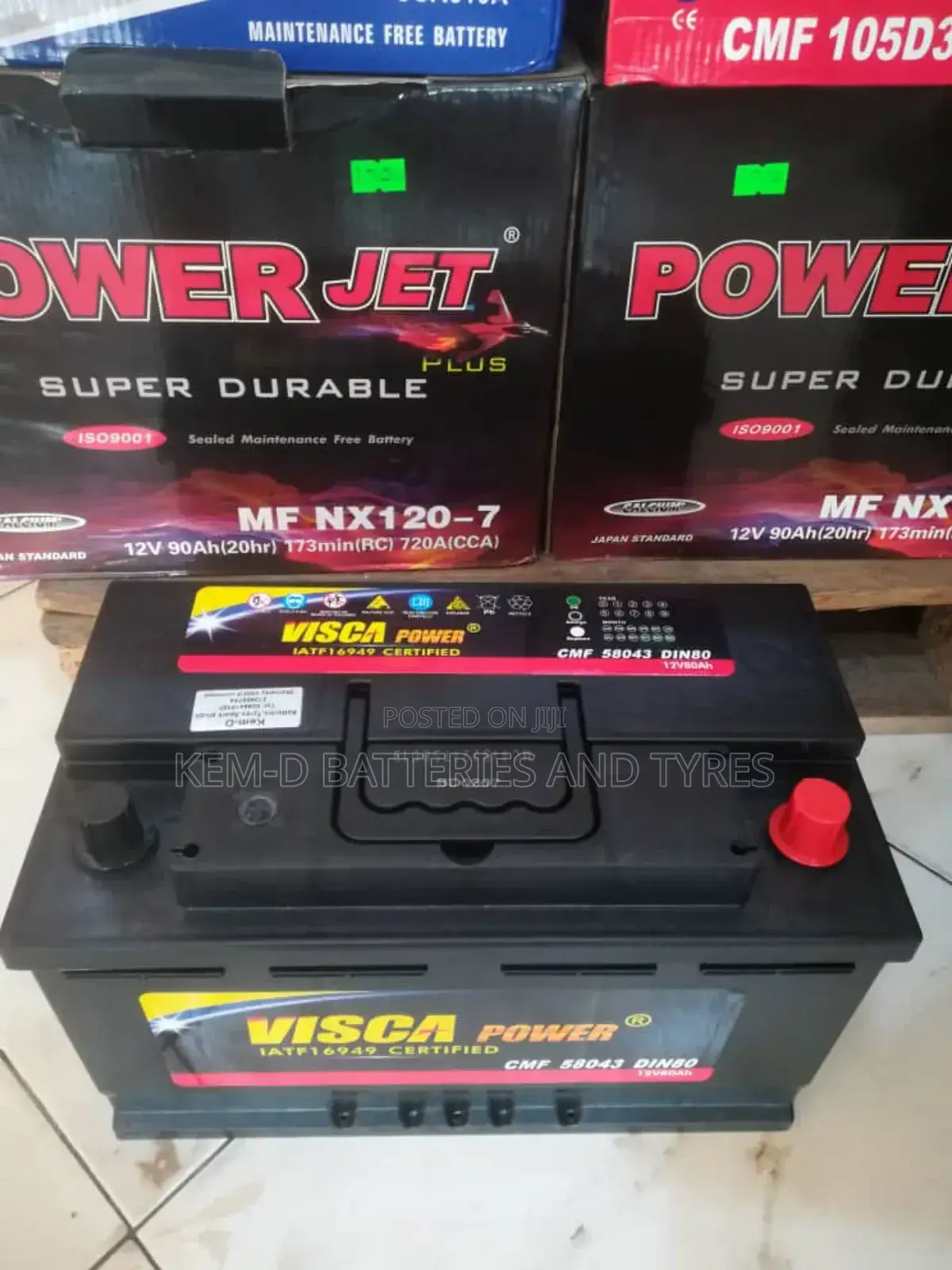 Visca Battery 17 Plates for German Cars