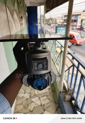 4g Solar Battery Camera Dual Lens 2 View Camera