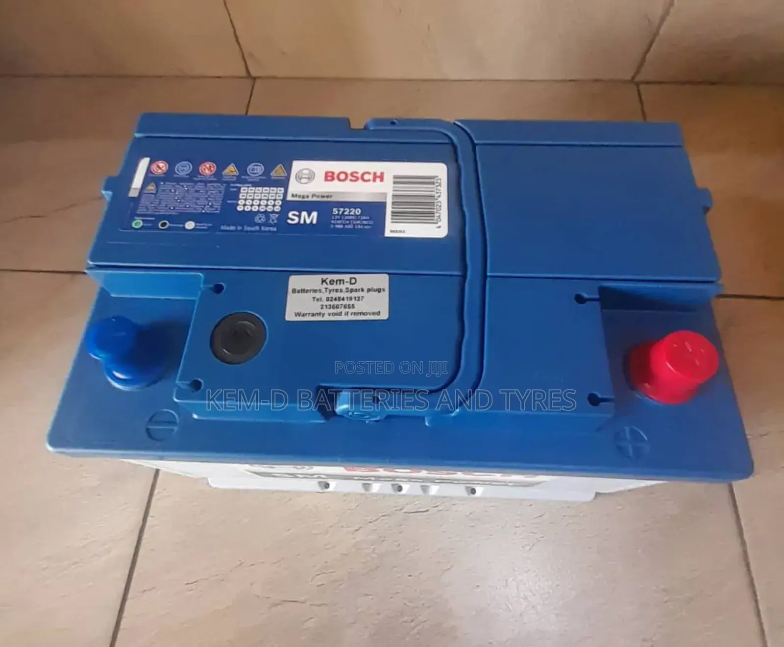 Original 15 Plates Bosch Battery _ Free Delivery