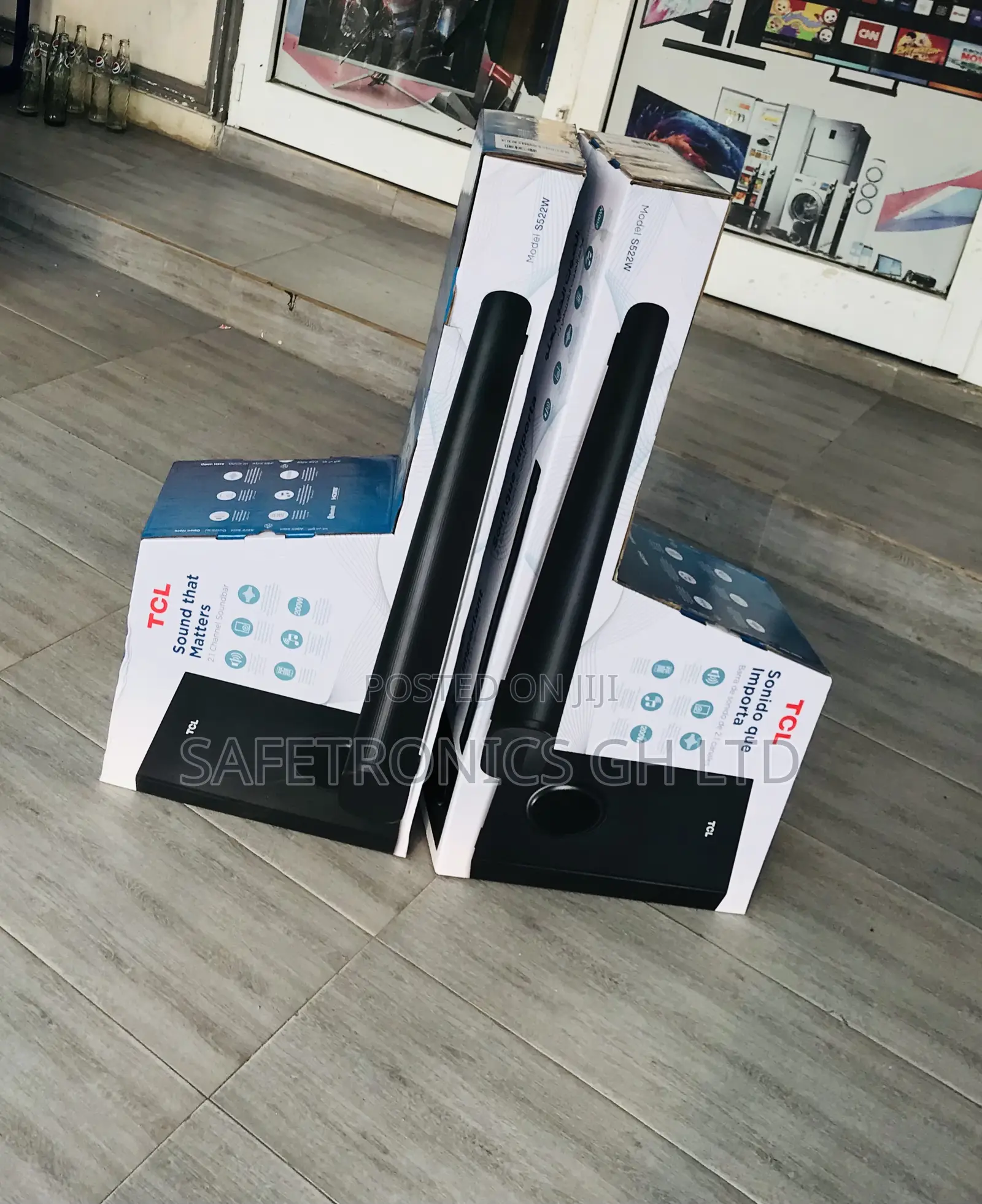 Genuine Black Bluetooth TCL 2.1ch Soudbar