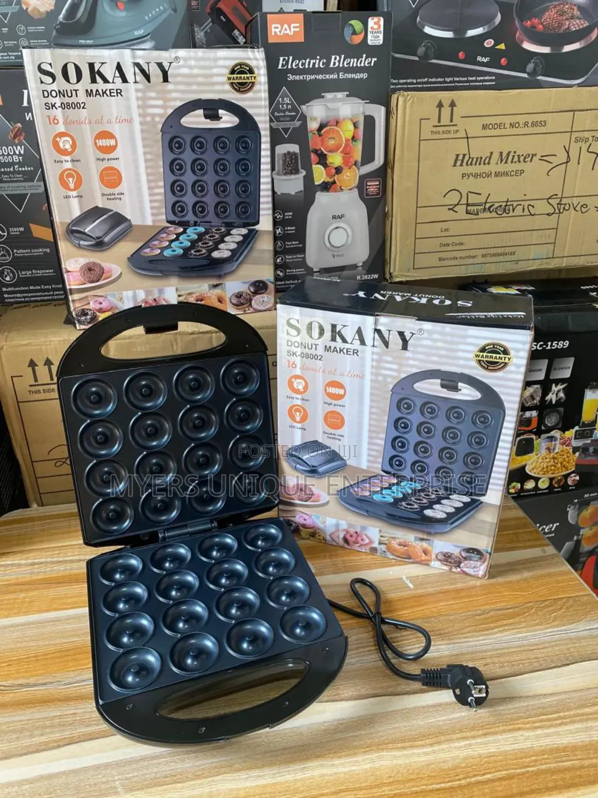 Easy to Clean Sokany 16 Holes Doughnut Maker