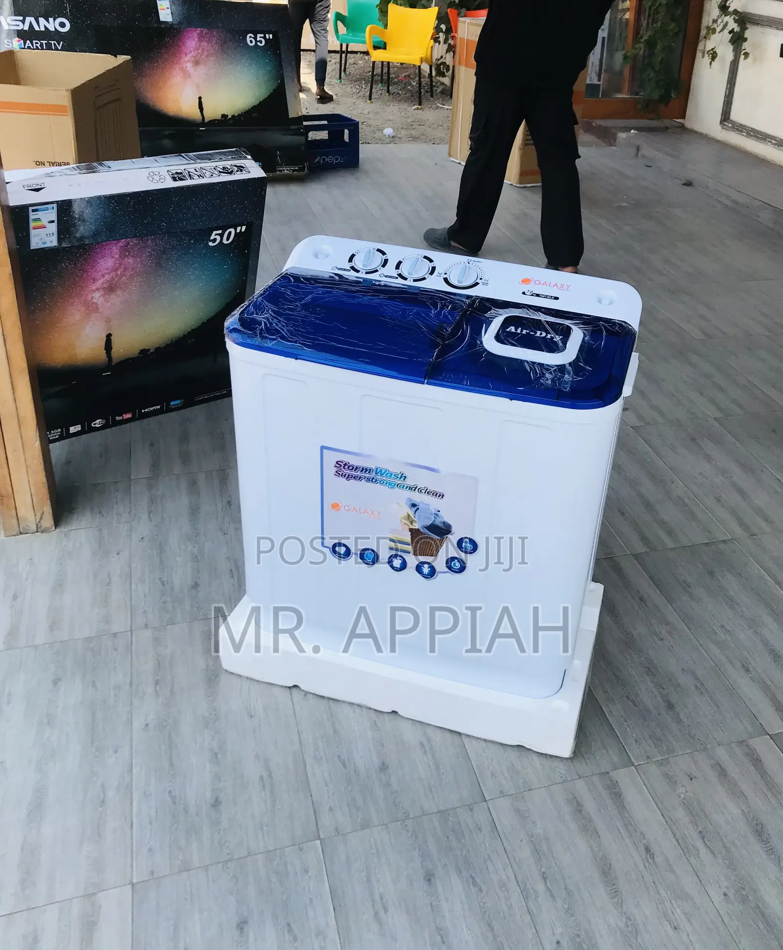 Sealed in Box Galaxy 7kg Top Load Washing Machine.