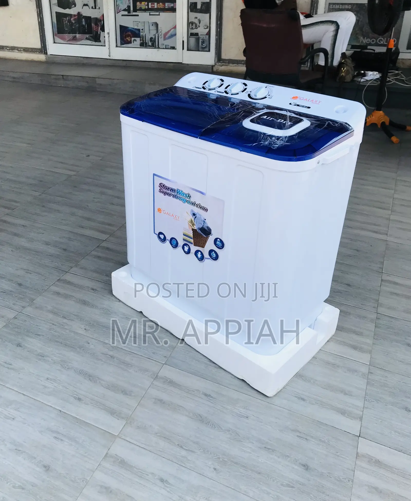 Newly in Stock Galaxy 7kg Top Load Washing Machine(White)