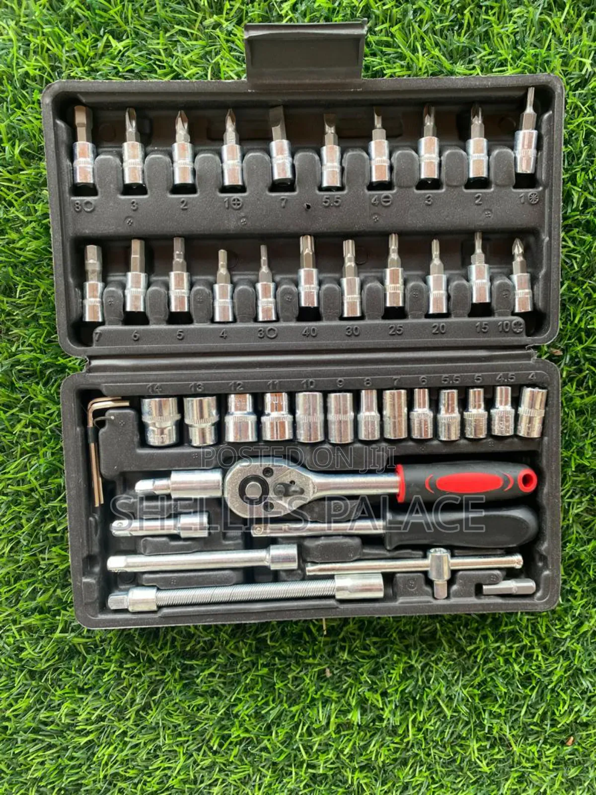 46 Piece Tool Sets, Wrench, Pawl,Socket, Ratchet,Screwdriver