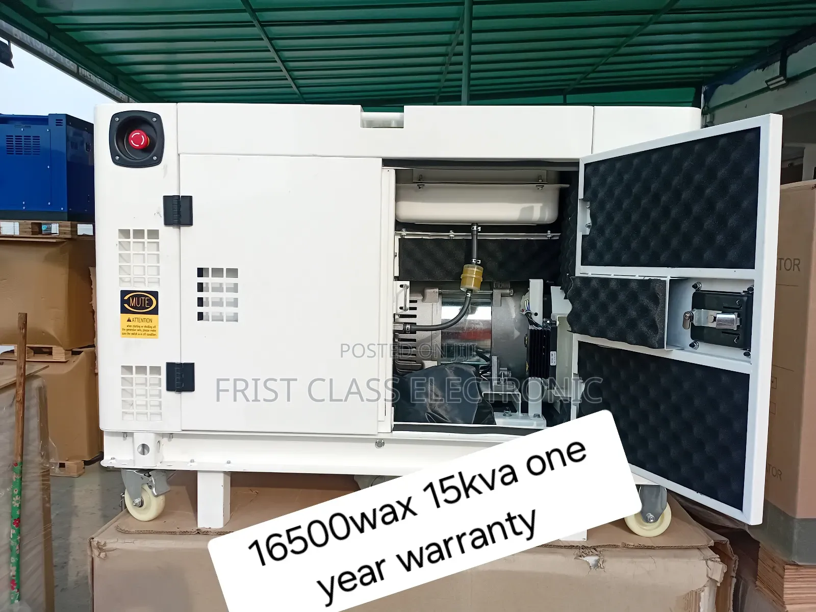 White Coloured Generator Best Generator