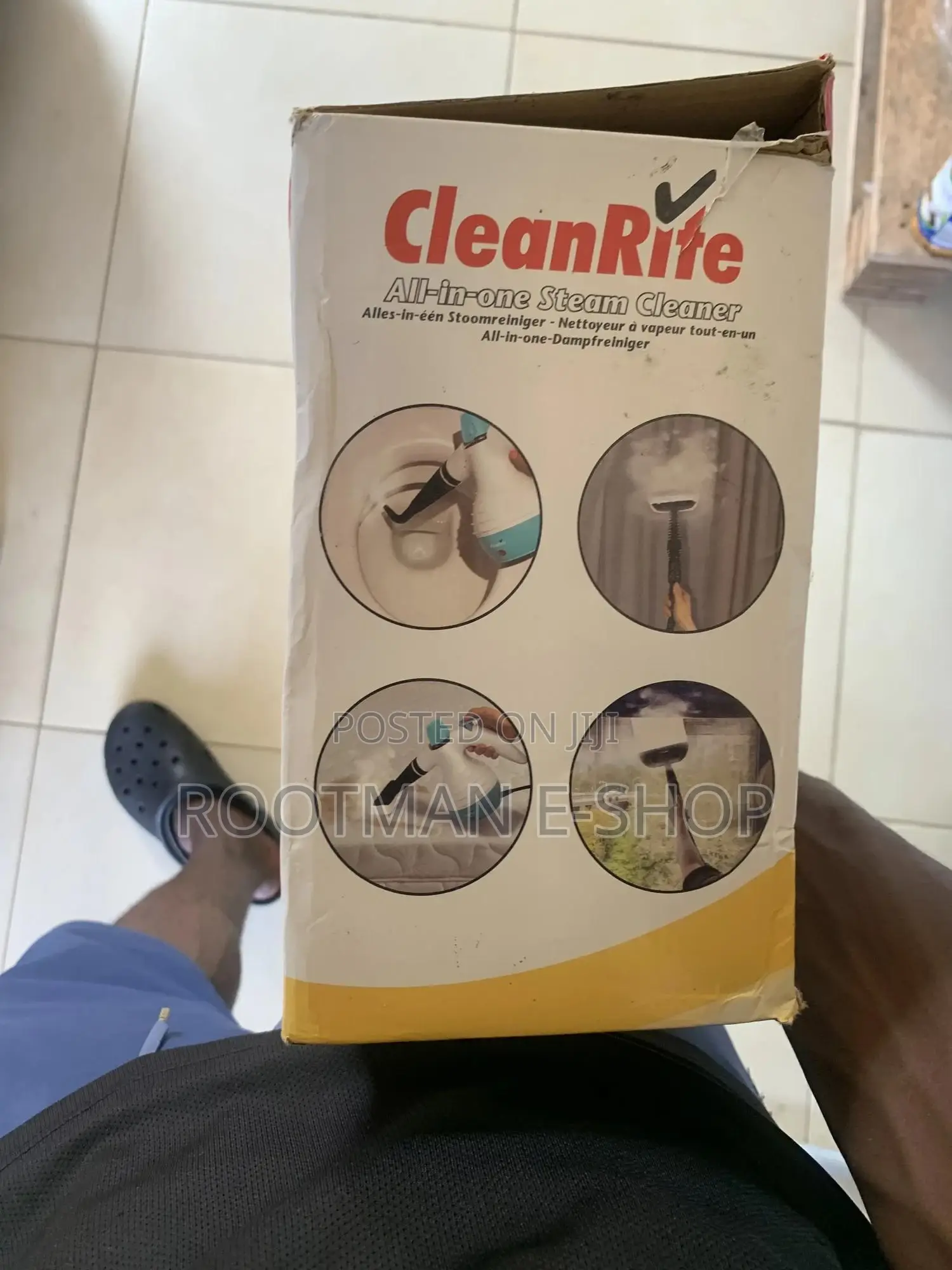Cleanrite Multifunction 10 Piece Hand Steam Cleaner