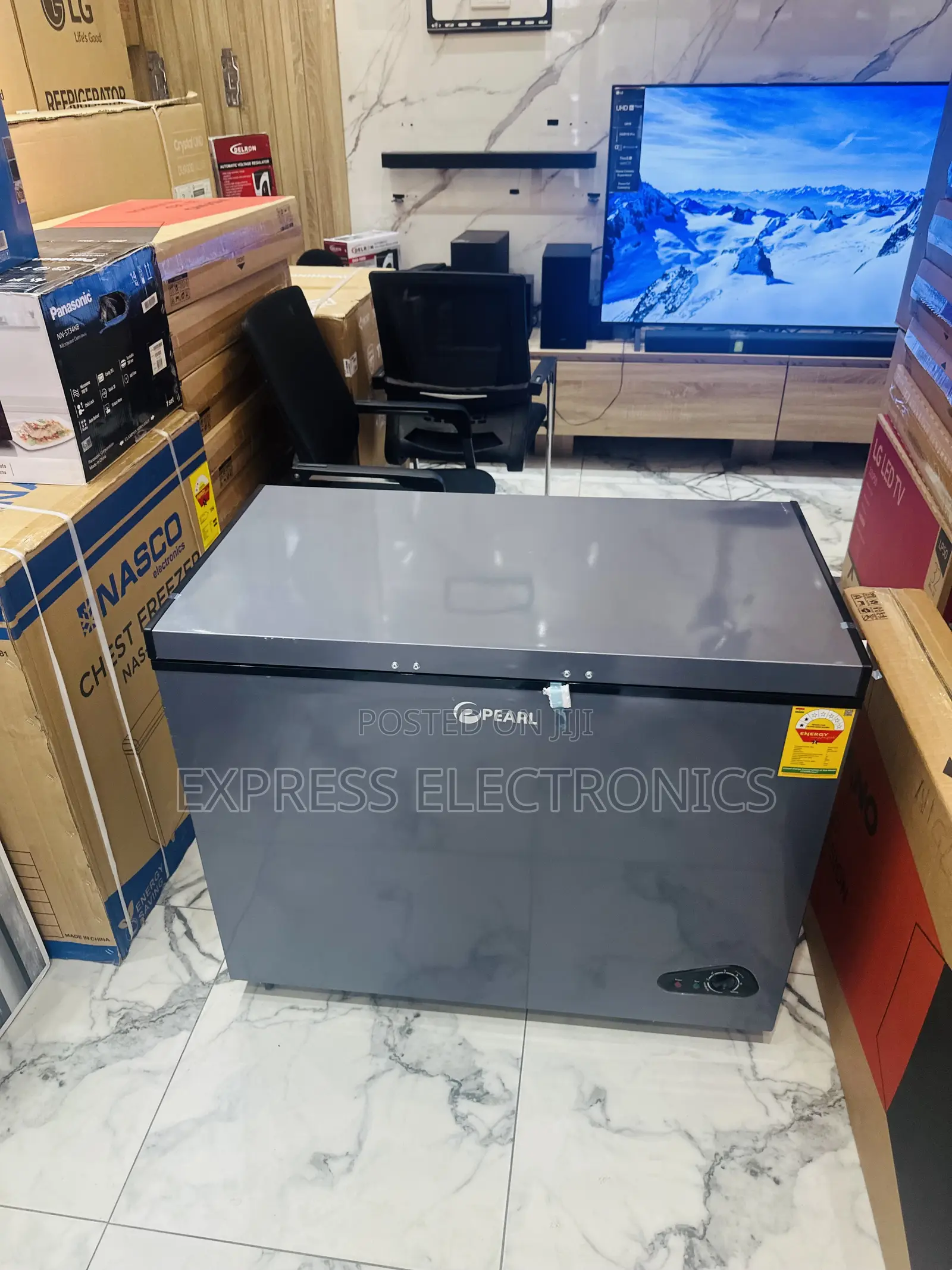 251L Chest Freezer Single Door Icebox Oasis Pearl
