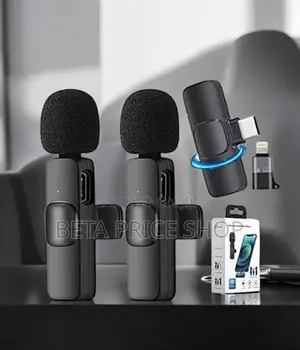 2 in 1 Wireless Microphone for Android and iPhone