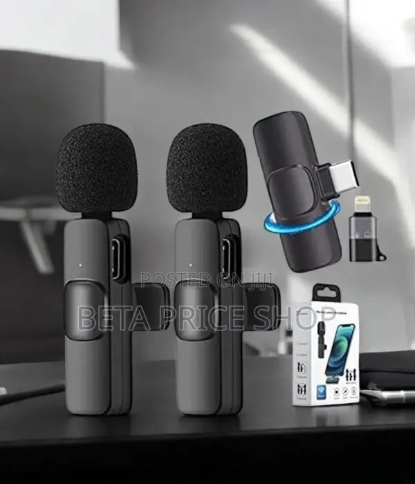 2 in 1 Wireless Microphone for Android and iPhone