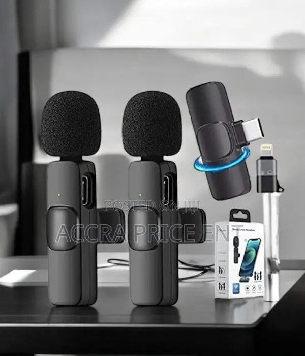 2 in 1 Wireless Microphone for Android and iPhone