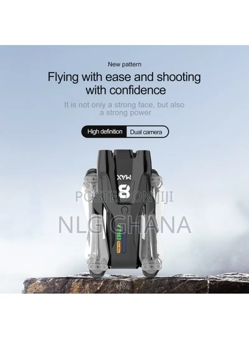 2000mah PRO Max Rc Drone With Dual Camera Obstacle Avoidance