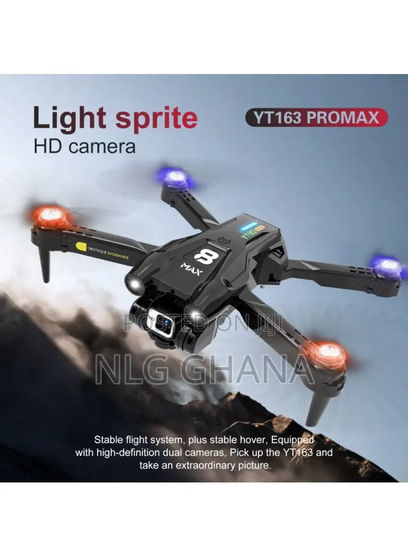 2000mah PRO Max Rc Drone With Dual Camera Obstacle Avoidance