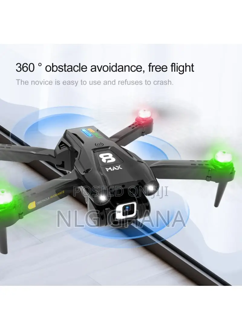2000mah PRO Max Rc Drone With Dual Camera Obstacle Avoidance