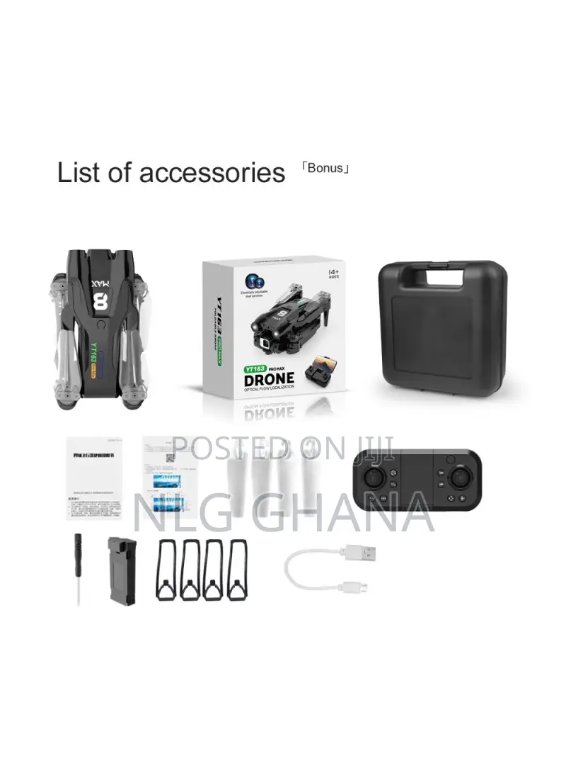 2000mah PRO Max Rc Drone With Dual Camera Obstacle Avoidance