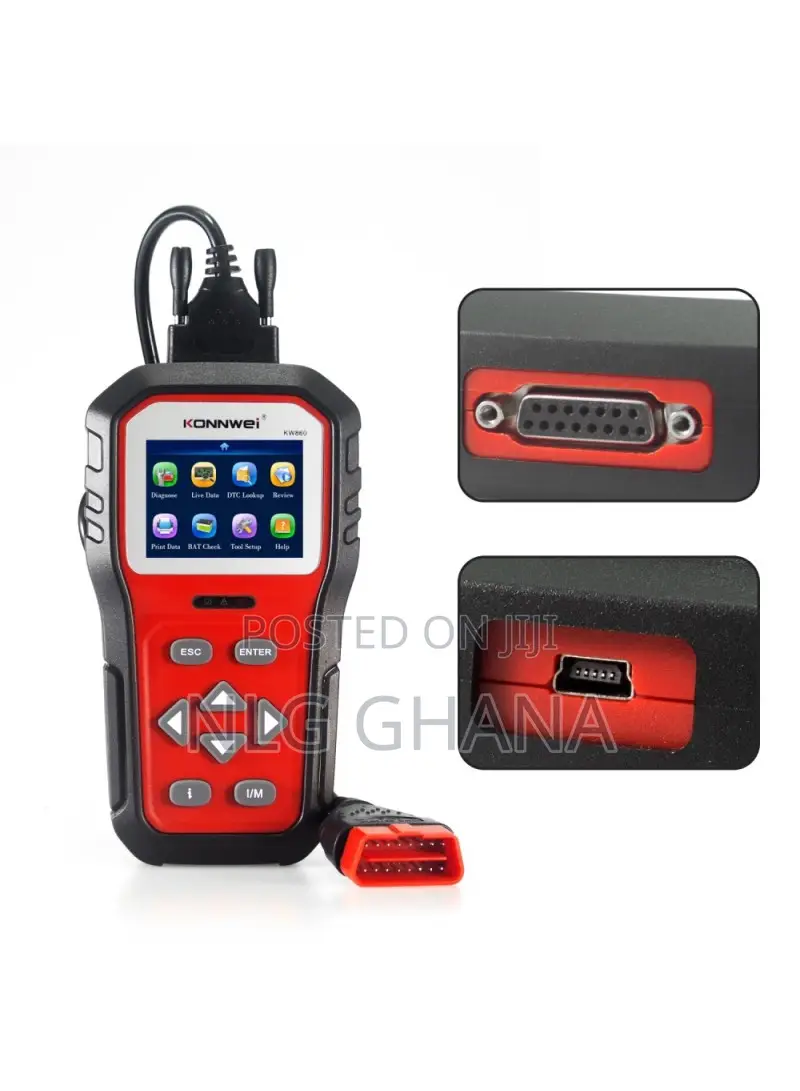 OBDII Engine Fault Code Reader Erase/Reset Codes Diagnostic