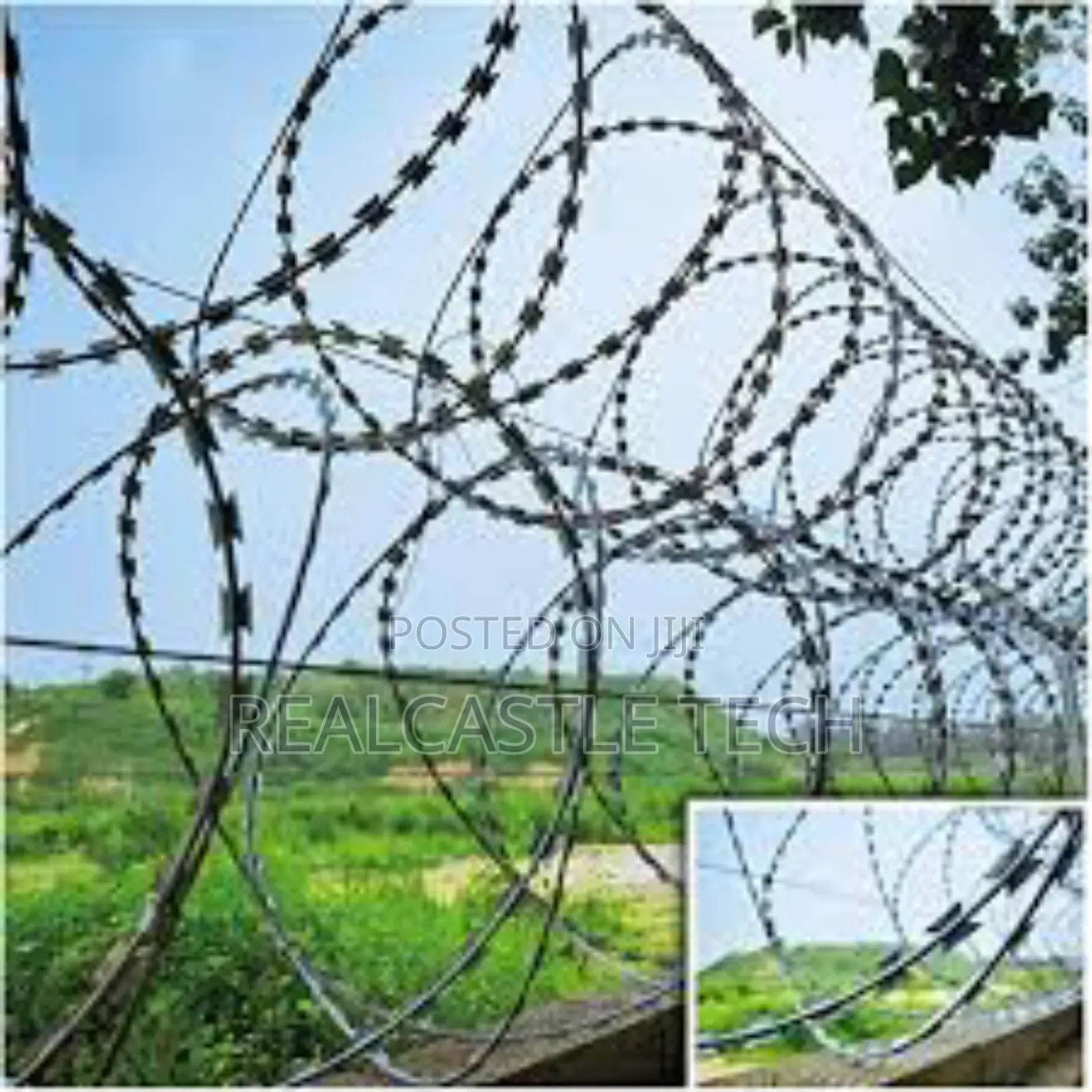 Installation of Electric Fence and Razor Wires