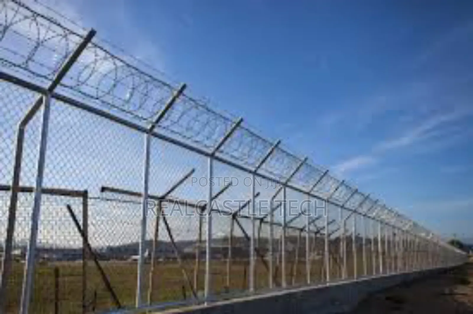 Installation of Electric Fence and Razor Wires