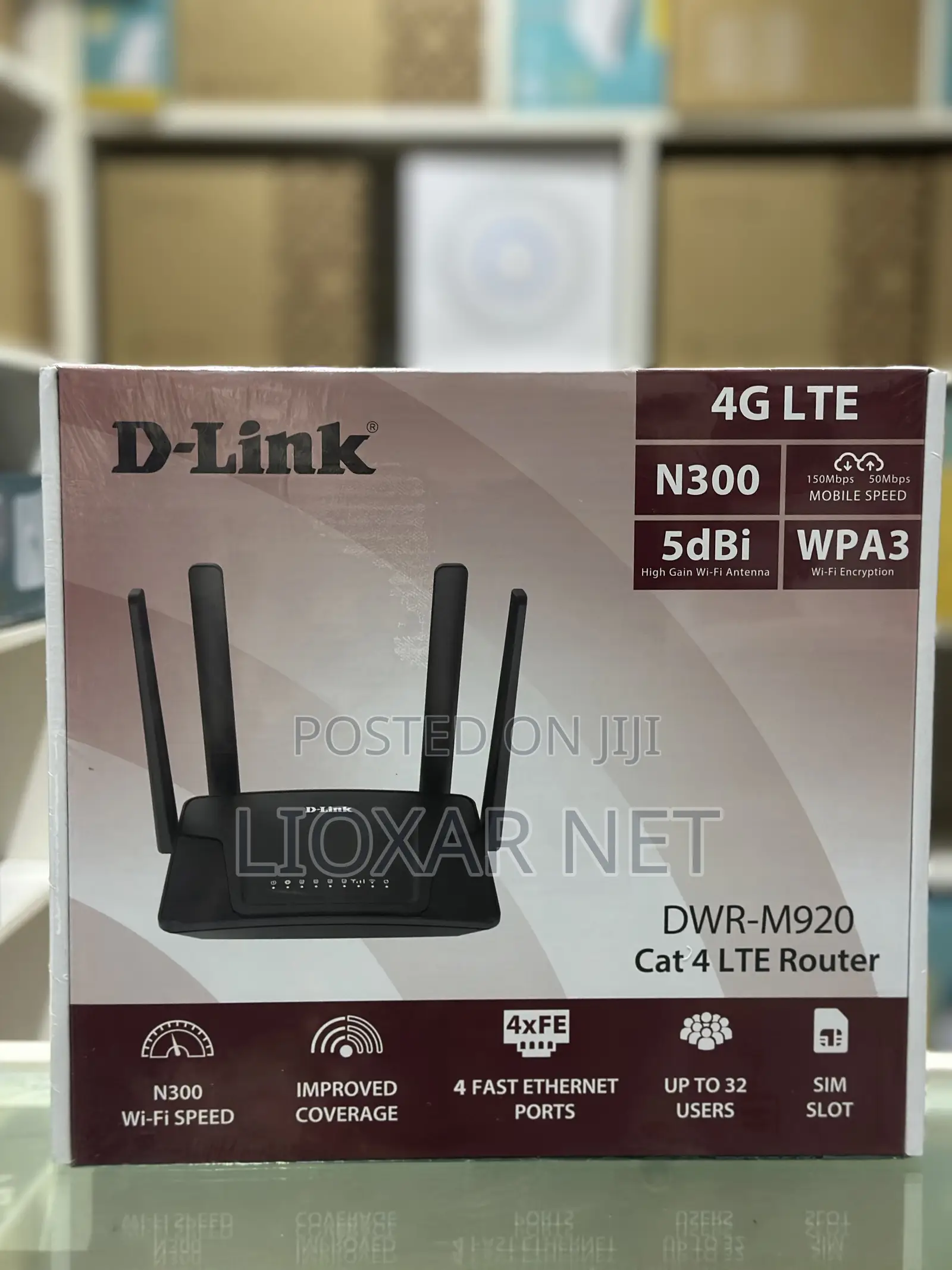 D-Link DWR-920 Wireless N300 4g Lte Router