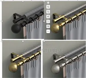 Long Lasting and Quality Double Rod for Curtains and Voile