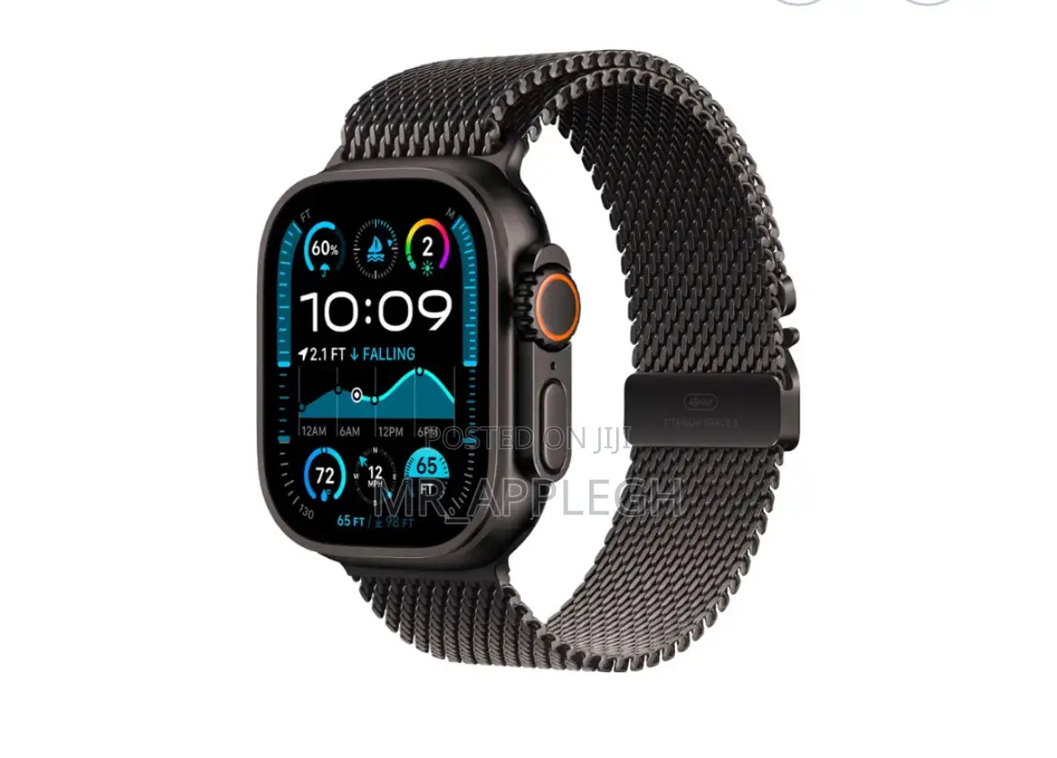 Apple Watch Ultra 2 Black 49mm With Titanium Milanese Loop