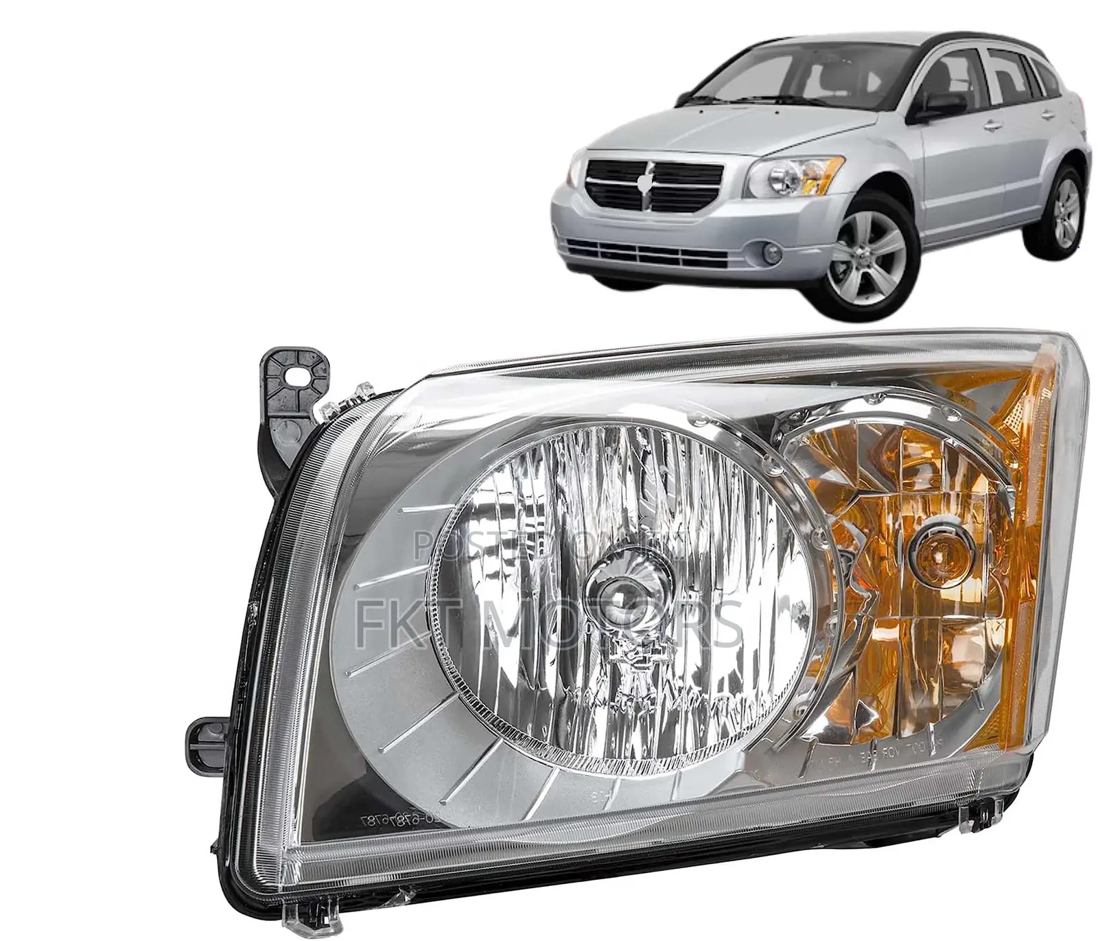 Dodge Caliber Headlight Pair 2007,2008,2009,2010,2011,2012