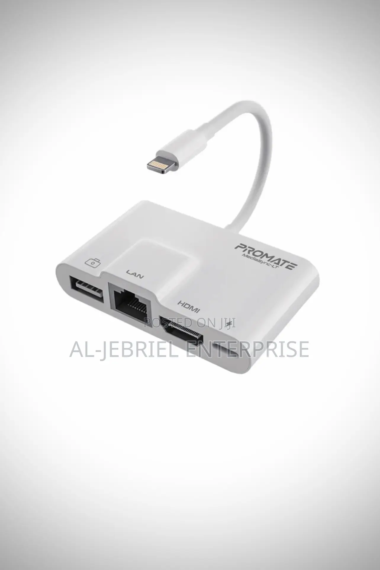 4-in-1 Promate MEDIASYNC Full-Hd Lighting Connector Hub