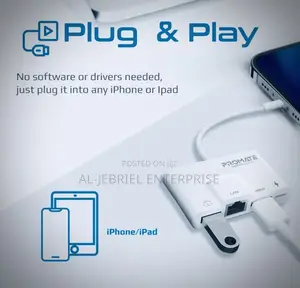 4-in-1 Promate MEDIASYNC Full-Hd Lighting Connector Hub