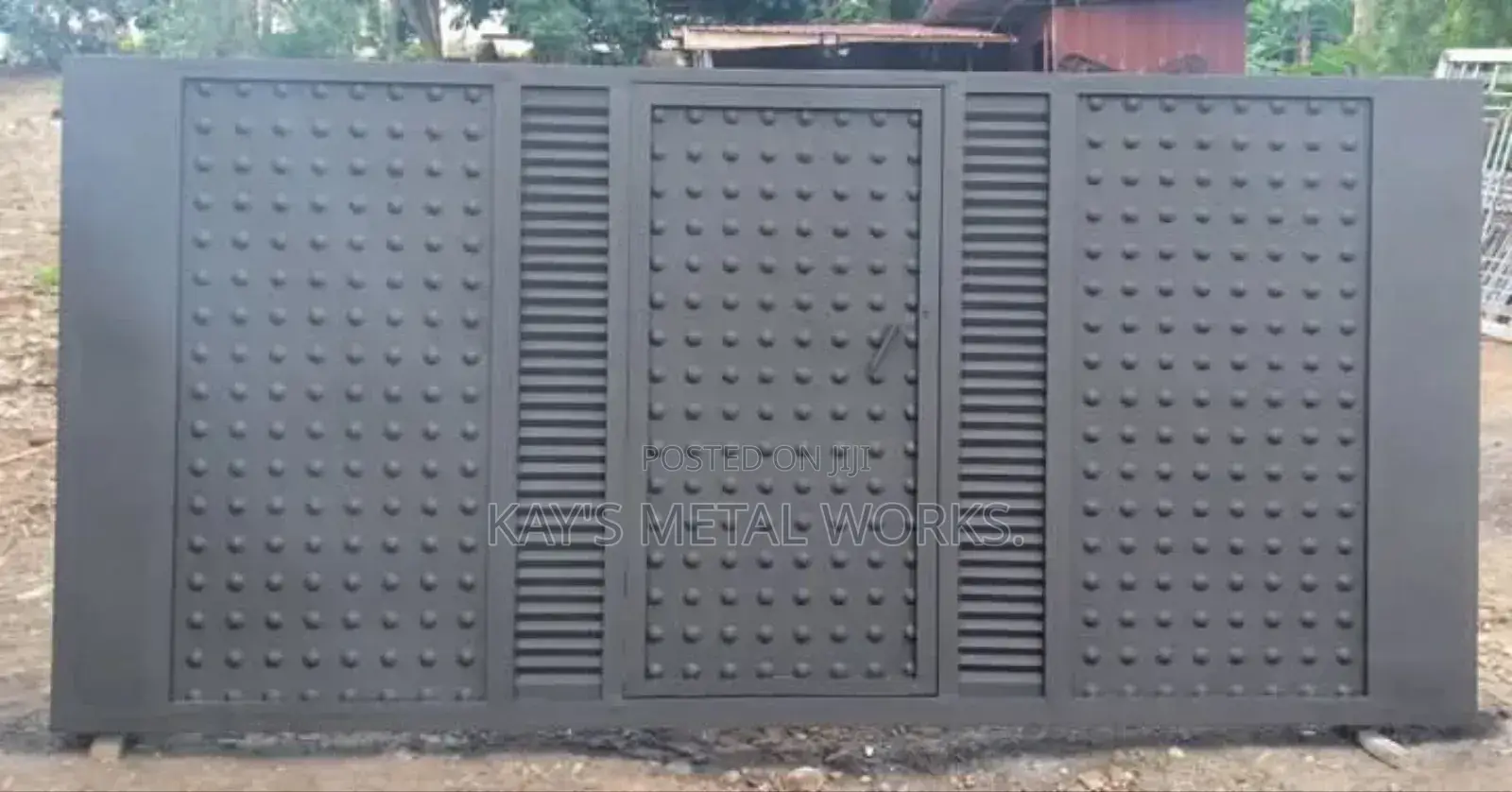 Classic Egg Design Metal Security Gate | Steel Gate