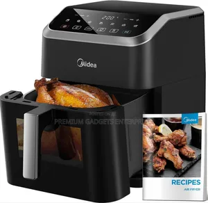 Midea Air Fryer 7L Heatxpress Technology 90% Less Oil 1600W