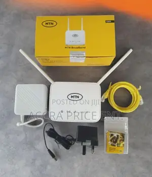 MTN Universal Broadband 4G Router + Backup Battery - White