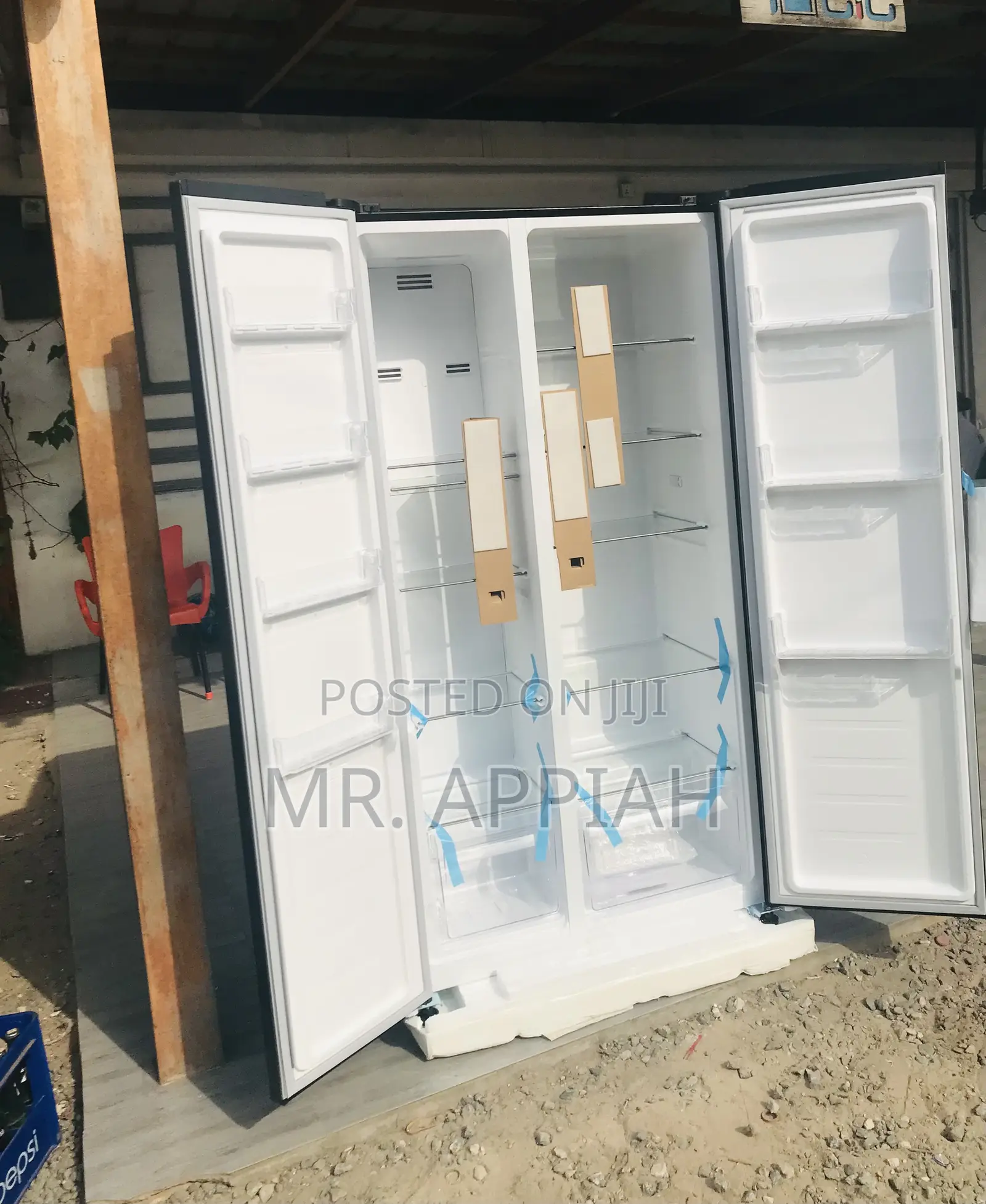 Energy Efficient Nasco Side by Side Refrigerator.