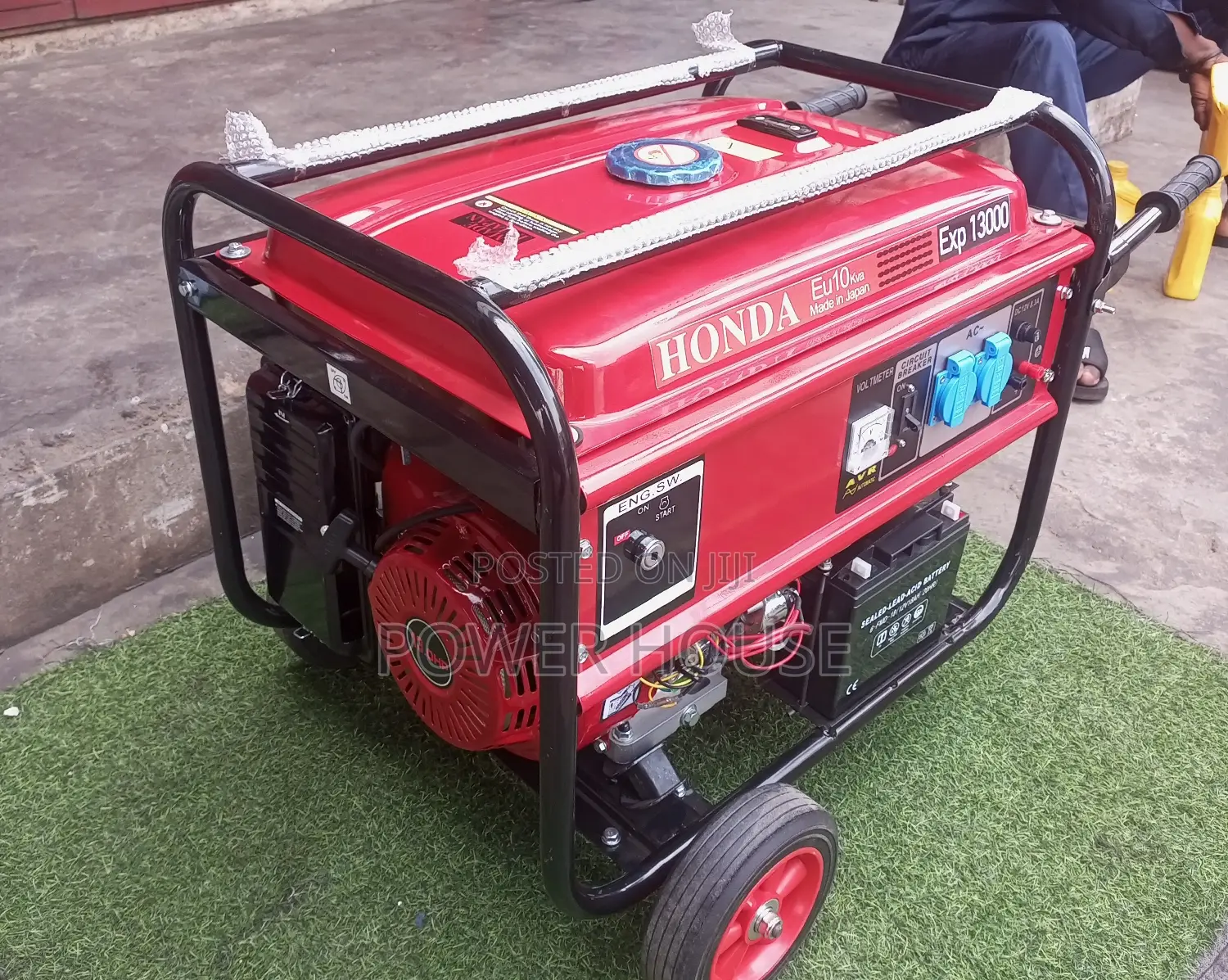 New Black Red Generator 10kva 13000w 230v Honda Generator