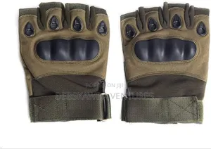 High Leather Gym Gloves