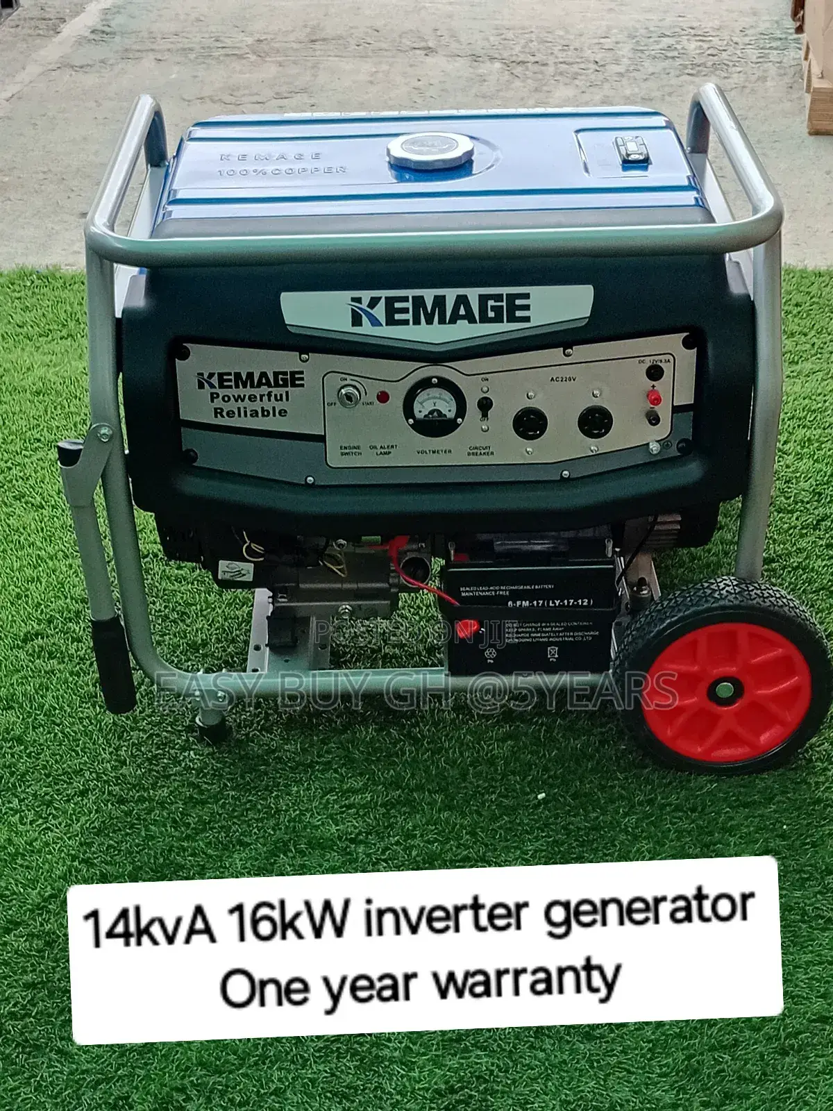 Large Fuel Tank Kemage Inverter Generator 14kva 16kw
