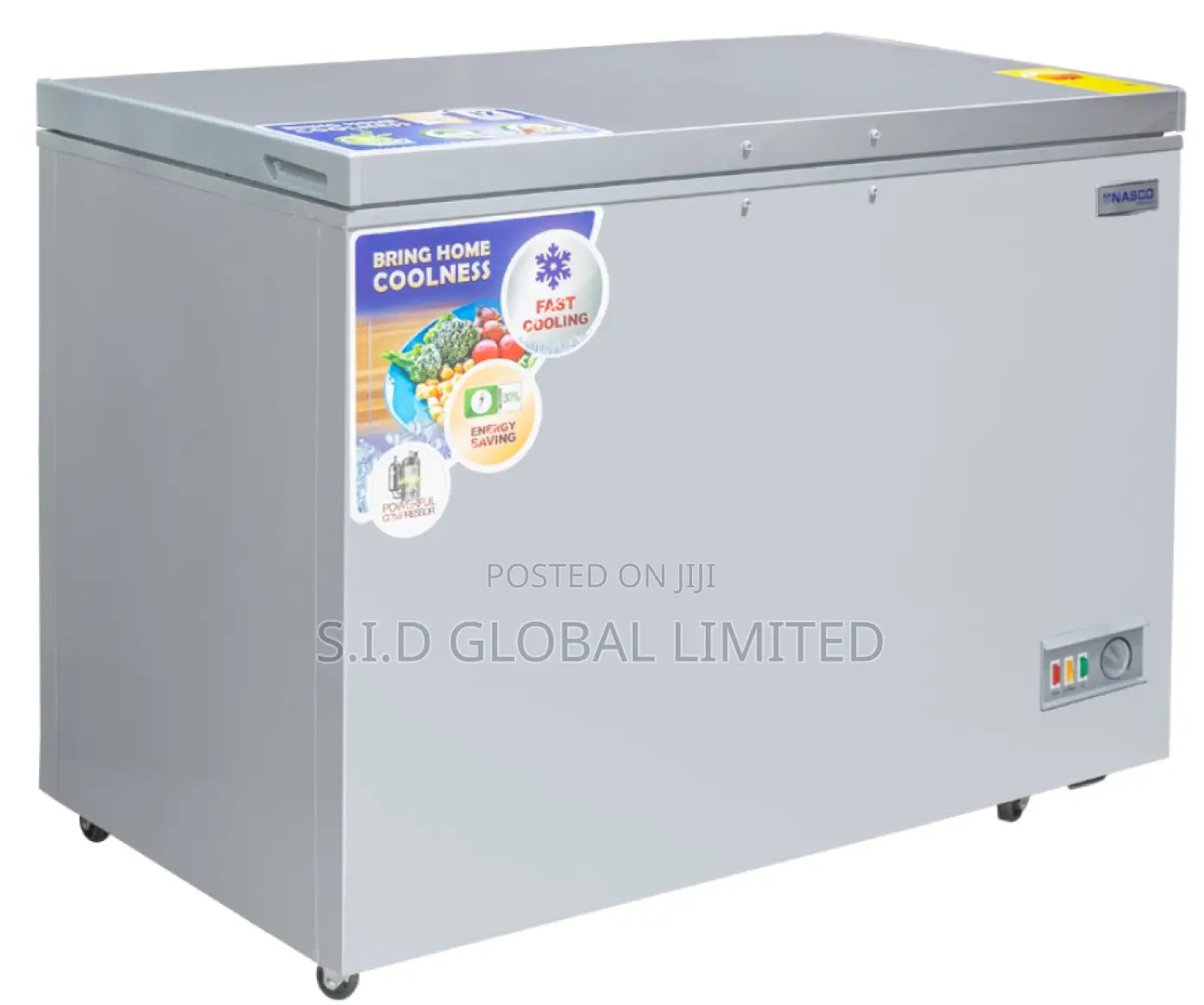 Direct Cooling NASCO-318-LTRS-CHEST-FREEZER-NAS-425FL