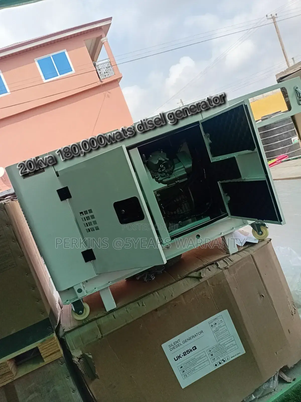 100% Copper Diesel Silent Perkins Generator UK Model Generat