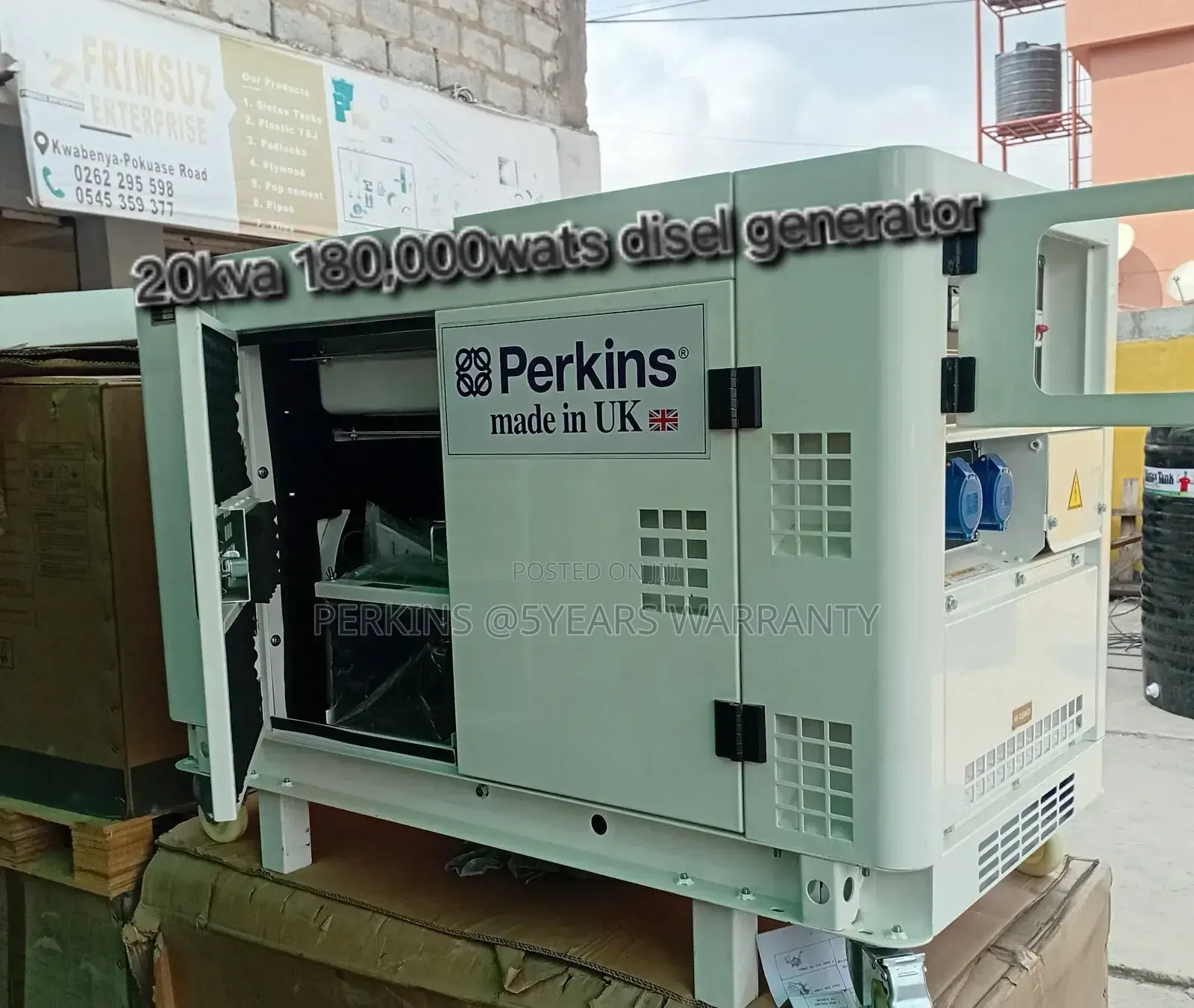 Zero Gravity 20kva 180,000wats Disel Perkins Silent Generato