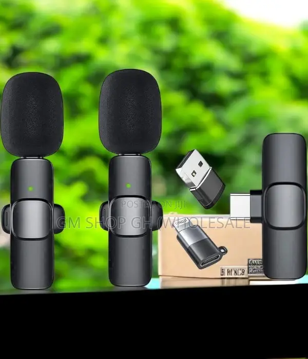 2 in 1 Wireless Microphone for Android and iPhone