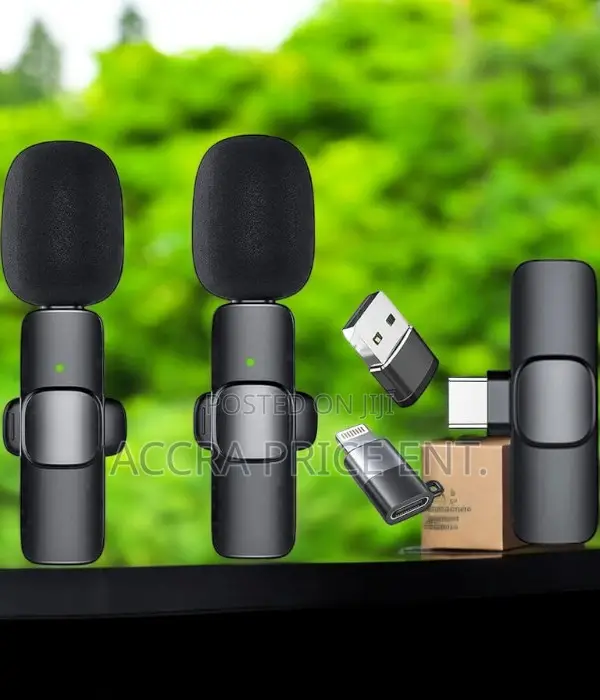 2 in 1 Wireless Microphone for Android and iPhone