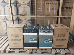 Nasco 4 Burner 50 * 50 Gas Cooker Stove With Oven And Grill