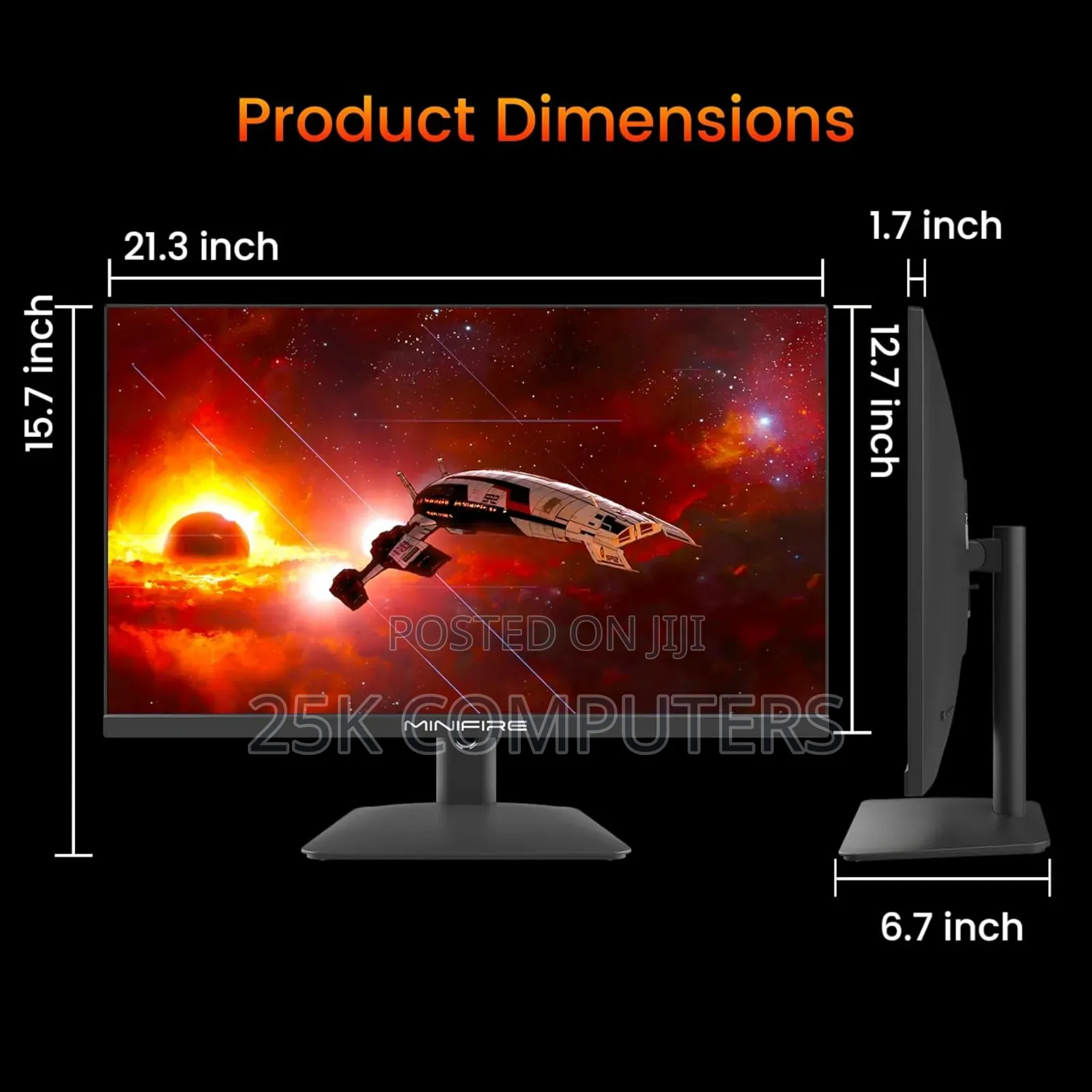 Minifire 24inch Gaming/Productivity Monitor