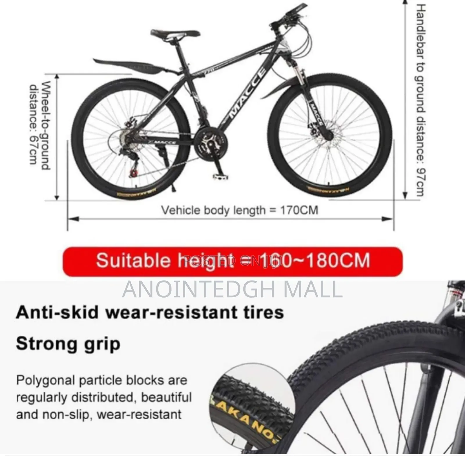 Mountain Bike 26 Inches - Multicolor