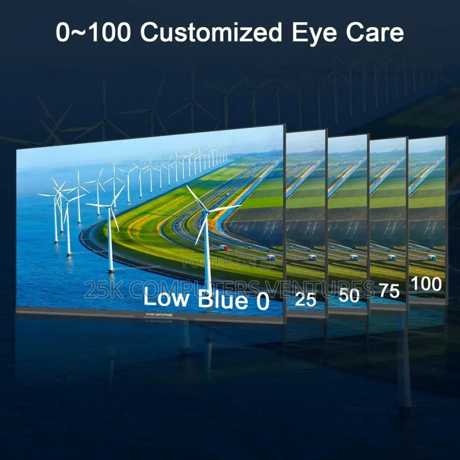 Minifire 24′′ Full Hd Ips Monitor 100 Hz 1 Ms, Adaptive-sync, Eye-care