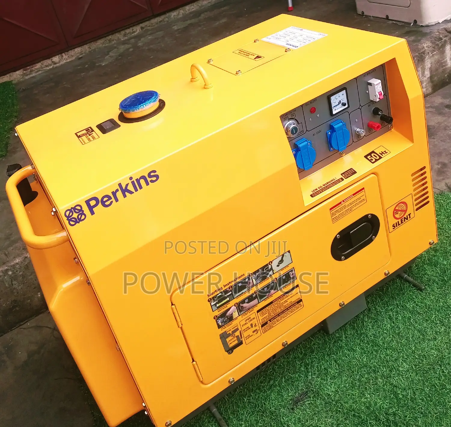 Miles Perkins 10kva Generator 13000w 230v Yellow Generator