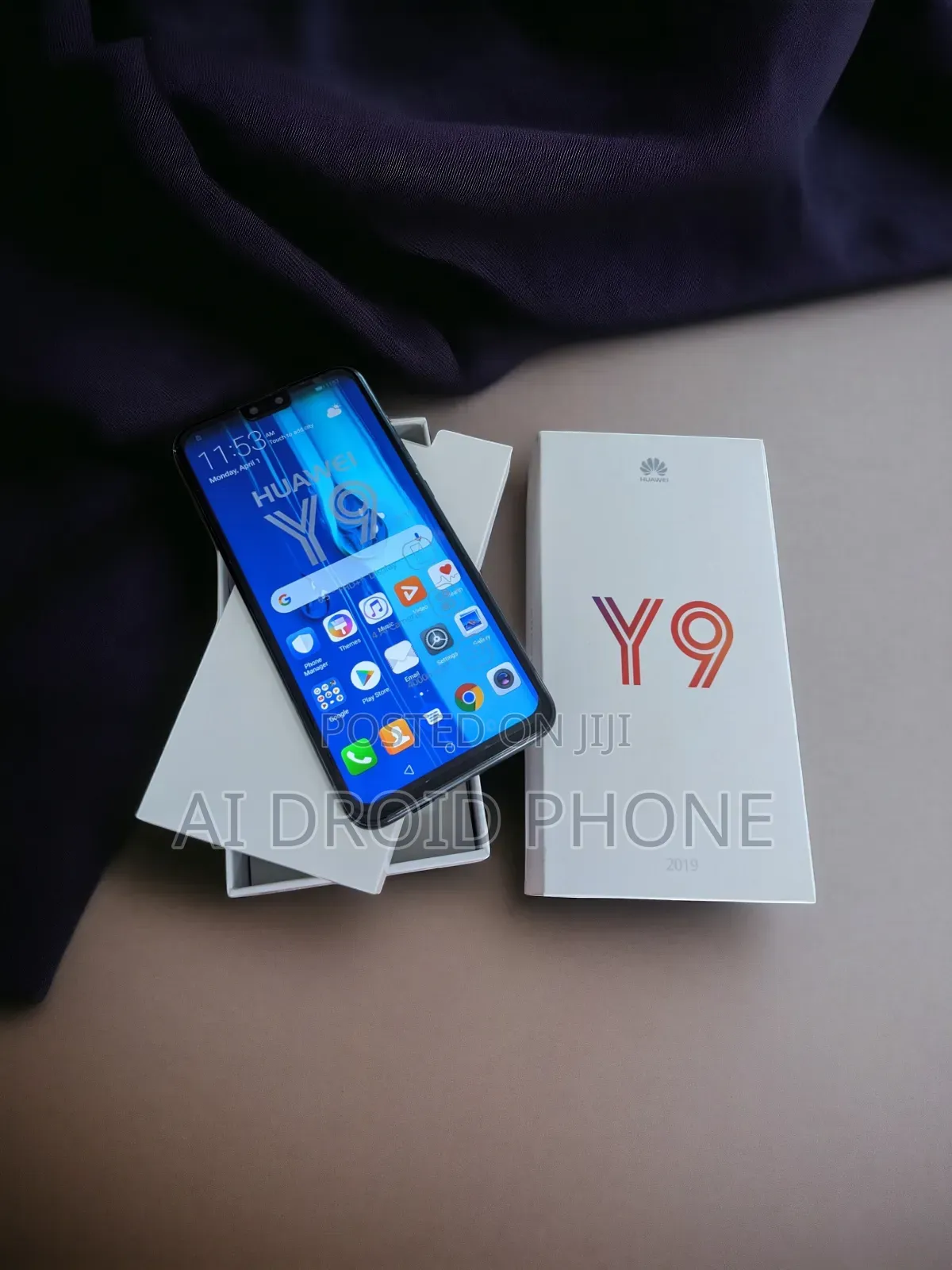 New Huawei Y9 2019 128 GB Gold