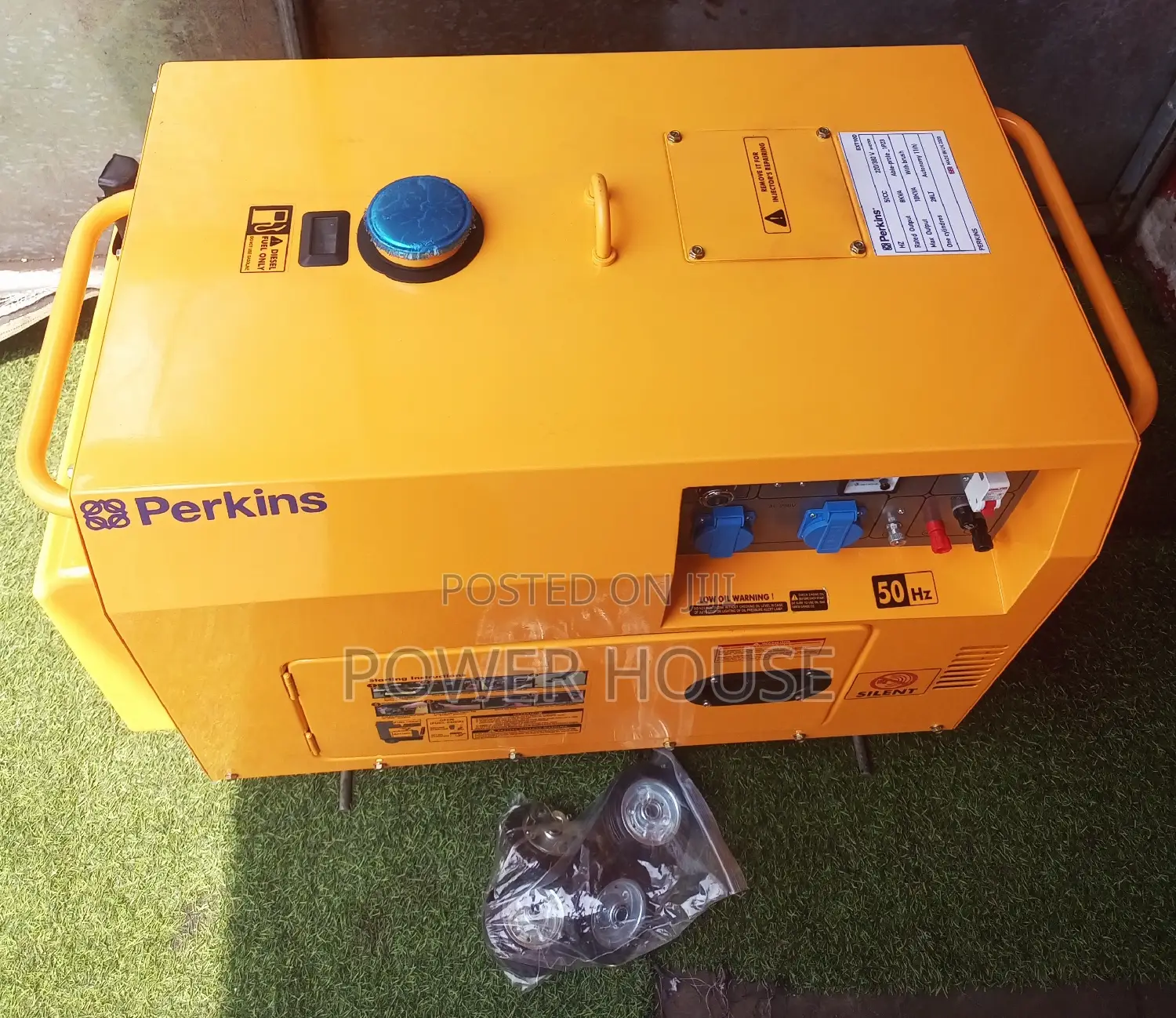 Elite Yellow 10kva Generator 13000w 230v Perkins Generator