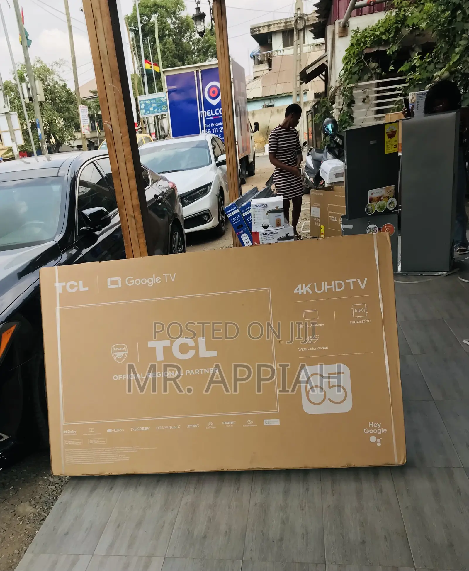 TCL 65p755 65 Inch HDR Frameless Google Smart Screen Tv.